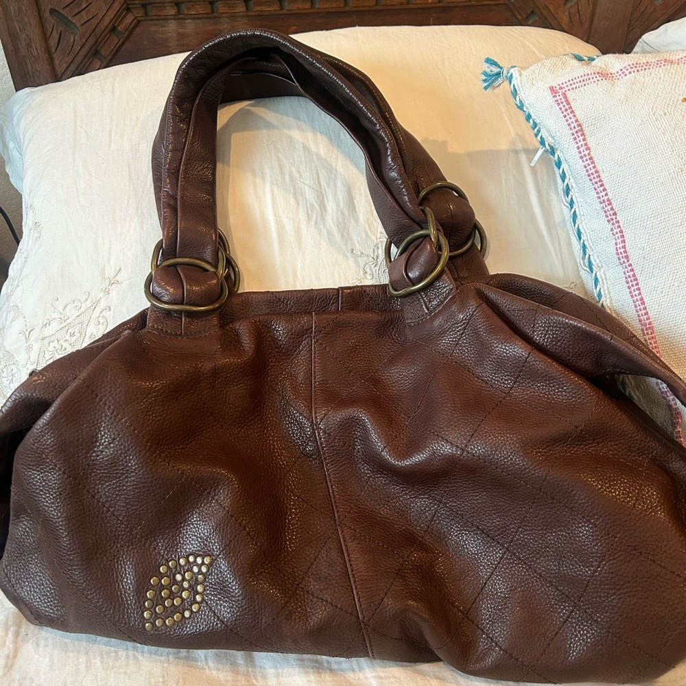 Betsey Johnson Brown Shoulder Bag